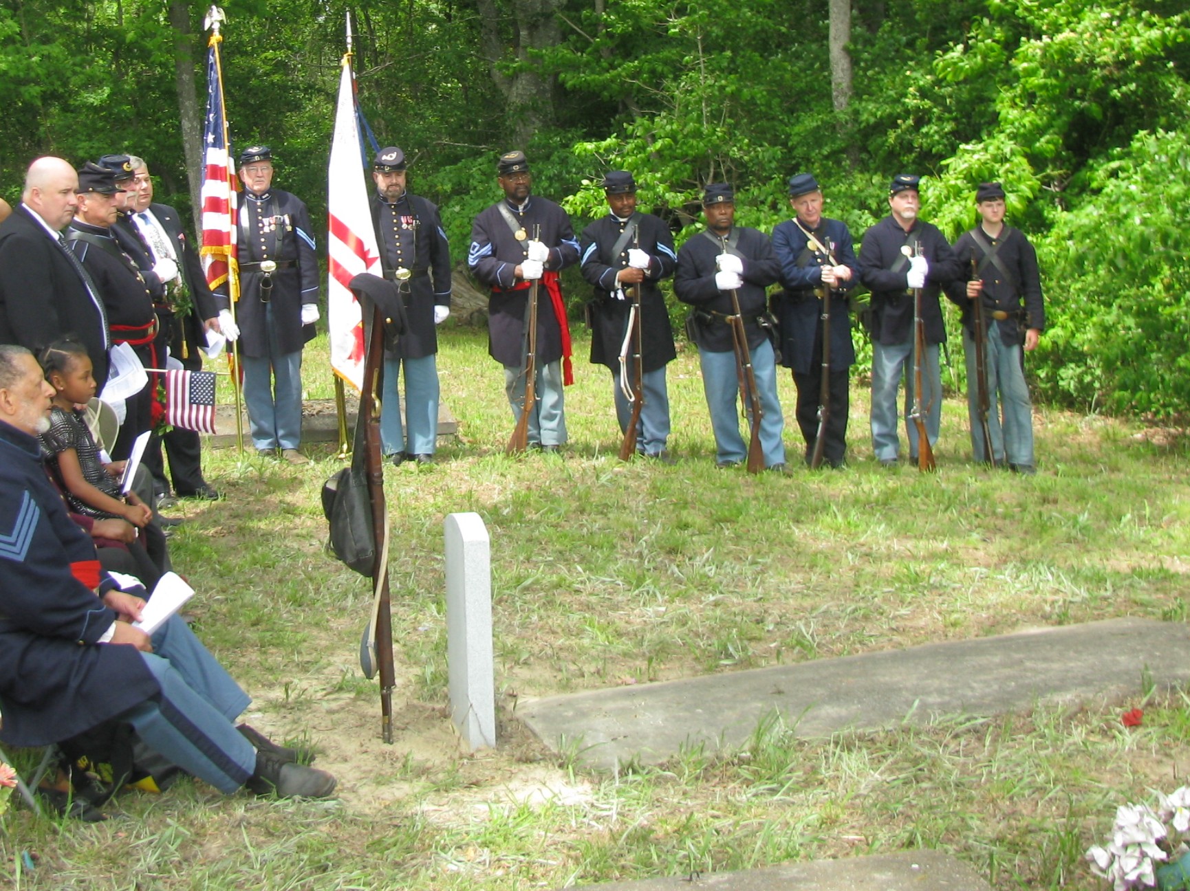 Pvt. William Boon (USCT) Grave Marker Dedication 5/13/12